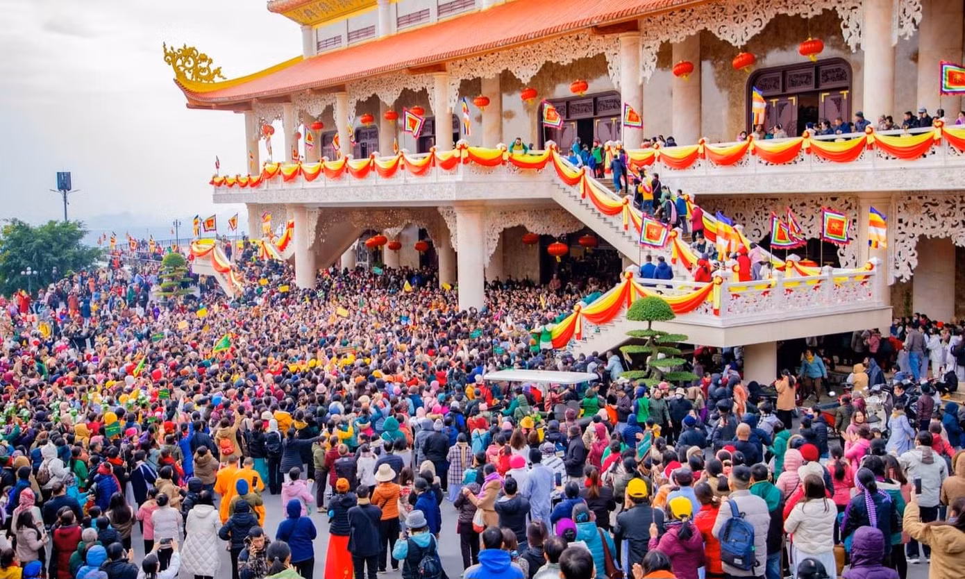 Sự kiện này được diễn ra tại chùa Ba Vàng từ ngày 23-27/12//2023.
