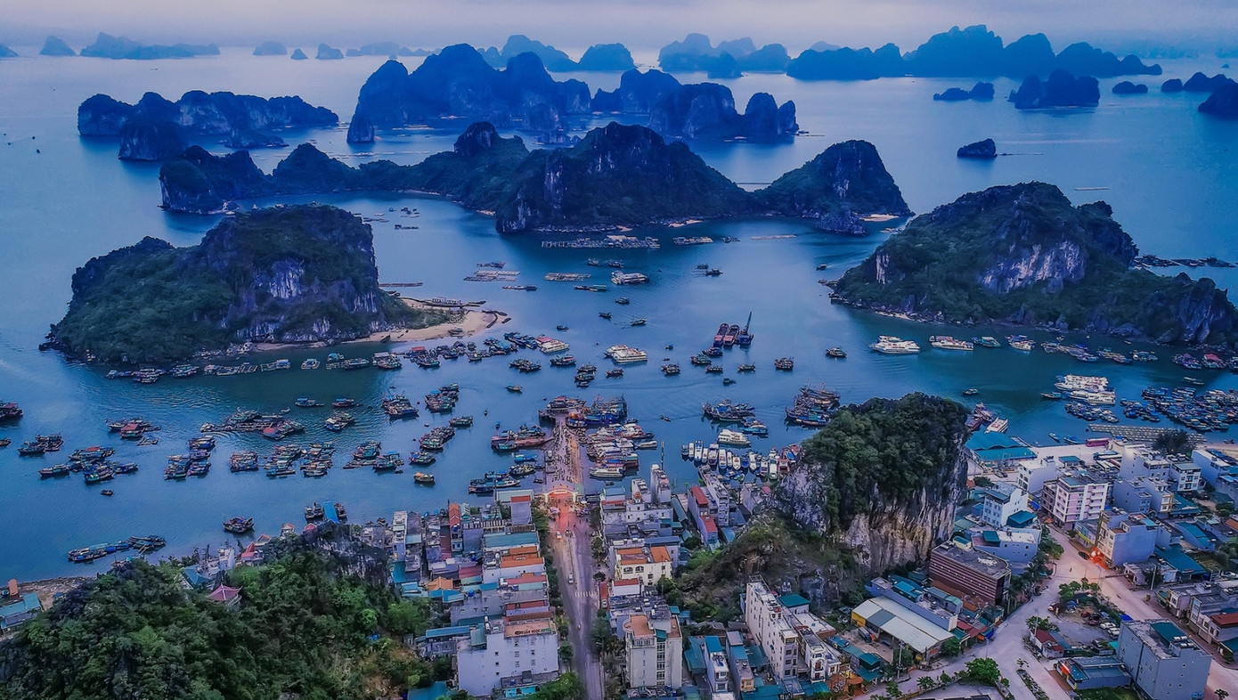 Khu vực cảng Cái Rồng, huyện Vân Đồn, Quảng Ninh.