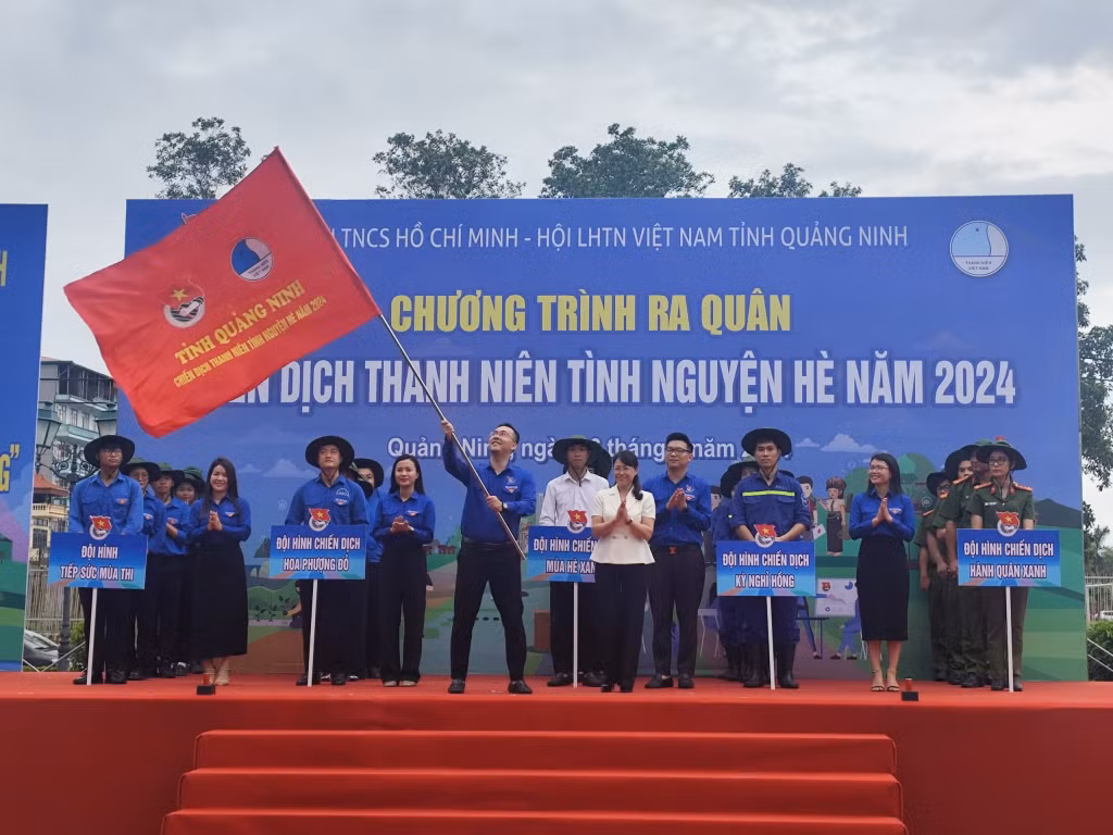Tuổi trẻ Quảng Ninh với Chiến dịch Thanh niên tình nguyện hè 2024.