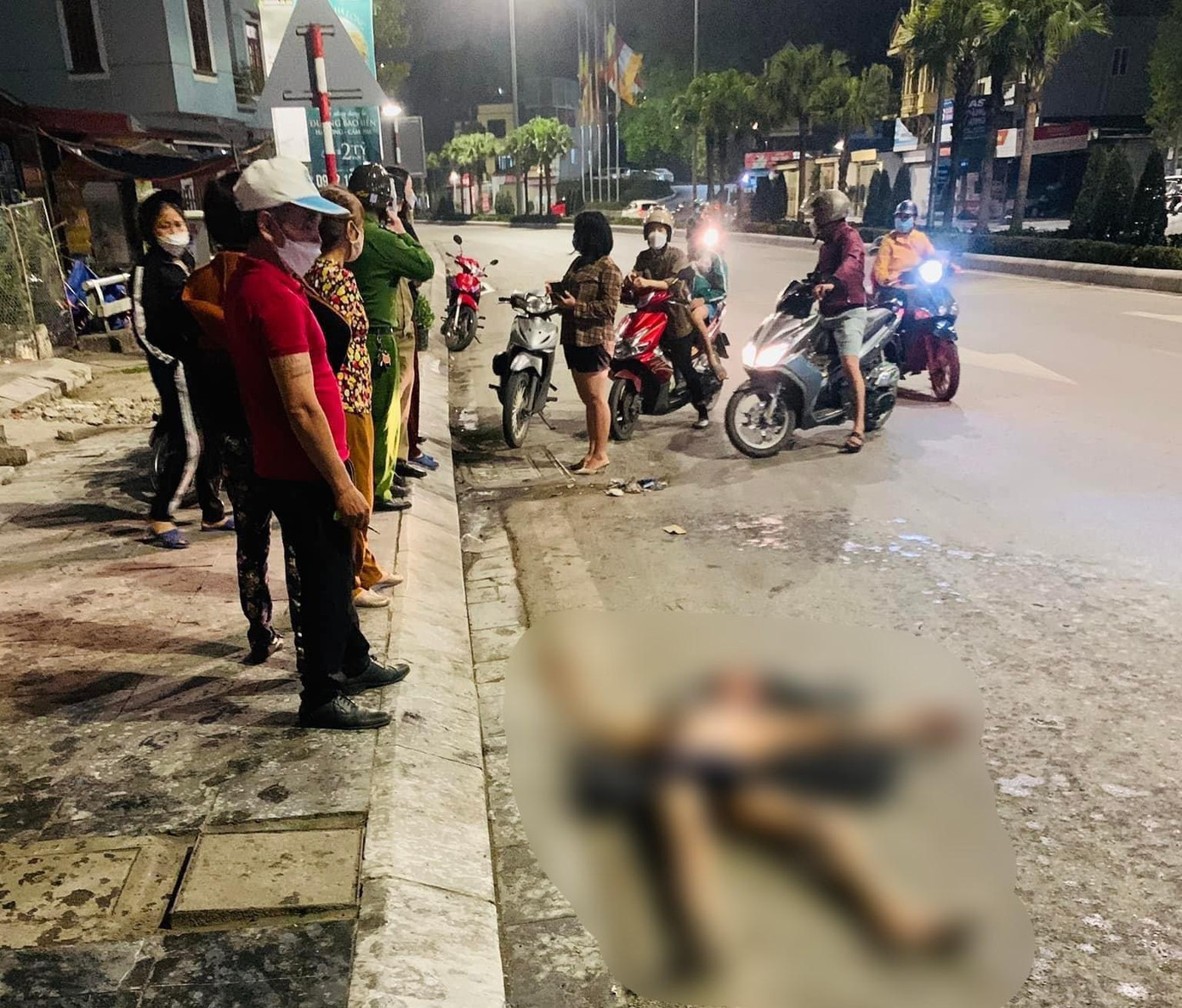 Hiện trường xảy ra vụ việc.