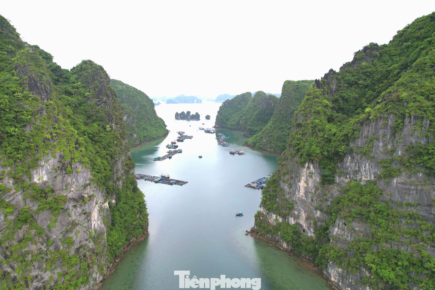 Làng chài Cửa Vạn nằm giữa vùng lõi Di sản thiên nhiên thế giới vịnh Hạ Long.