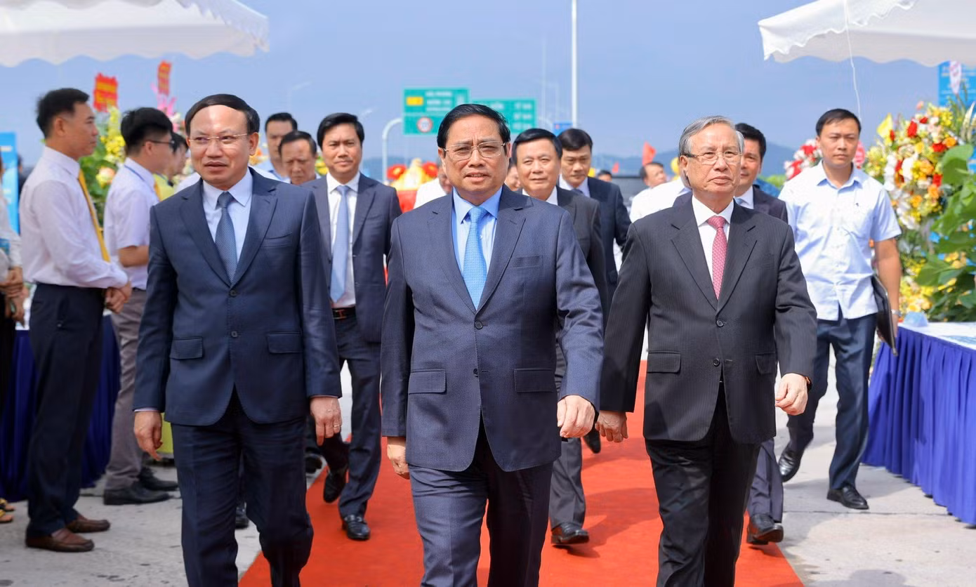 Thủ tướng Phạm Minh Chính dự lễ khánh thành cao tốc Vân Đồn - Móng Cái