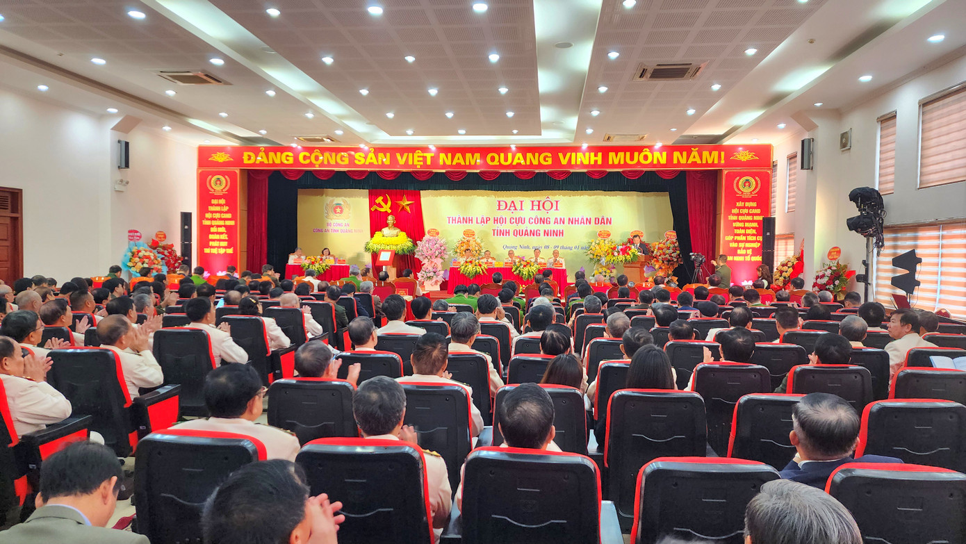 Đại hội thành lập Hội Cựu Công an nhân dân tỉnh Quảng Ninh. Đại hội thành lập Hội Cựu Công an nhân dân tỉnh Quảng Ninh.