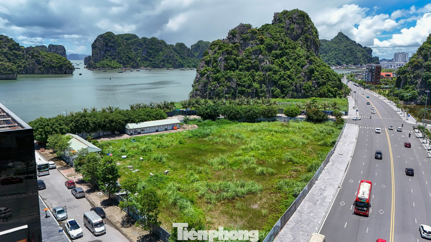 Chị Nguyễn Thị Nhung, trú phường Hồng Hải (đối diện dự án), cho biết chưa từng thấy máy móc hay thiết bị nào vào bên trong dự án để hoạt động xây dựng.