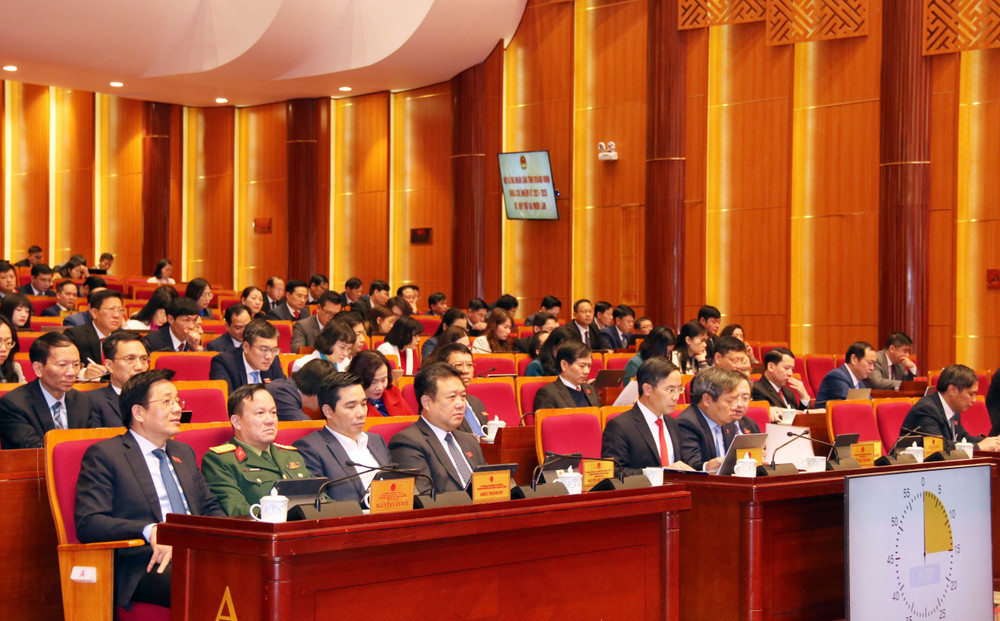 Các đại biểu tại kỳ họp.