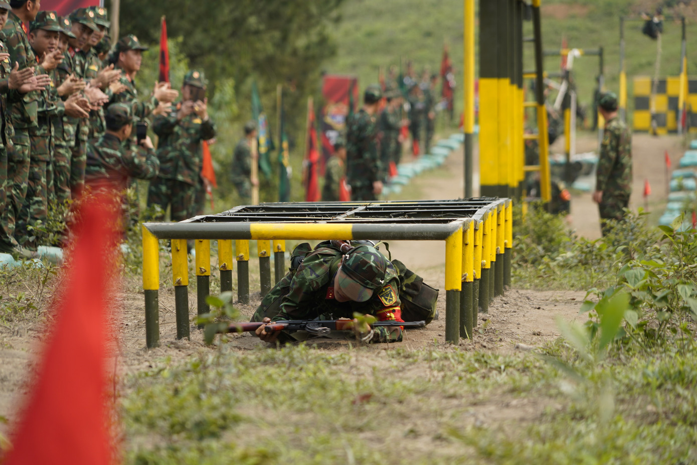 Với quyết tâm giành thứ hạng cao, ai cũng nỗ lực hết mình.