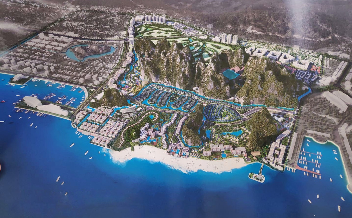 Phối cảnh dự án siêu 'khủng' ở huyện Vân Đồn.