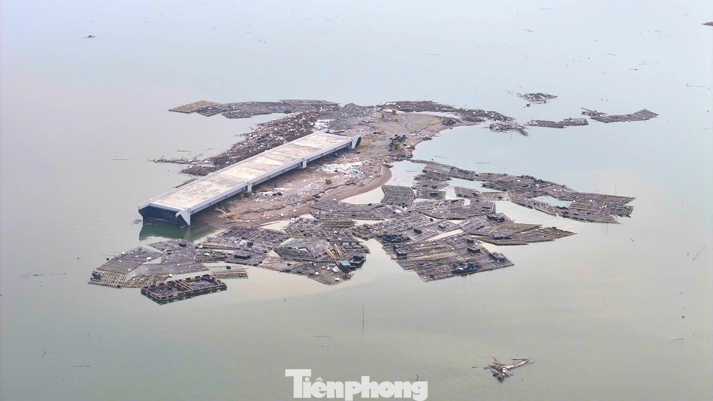 Để lại những bè mảng trôi lênh đênh vô định trên mặt biển.