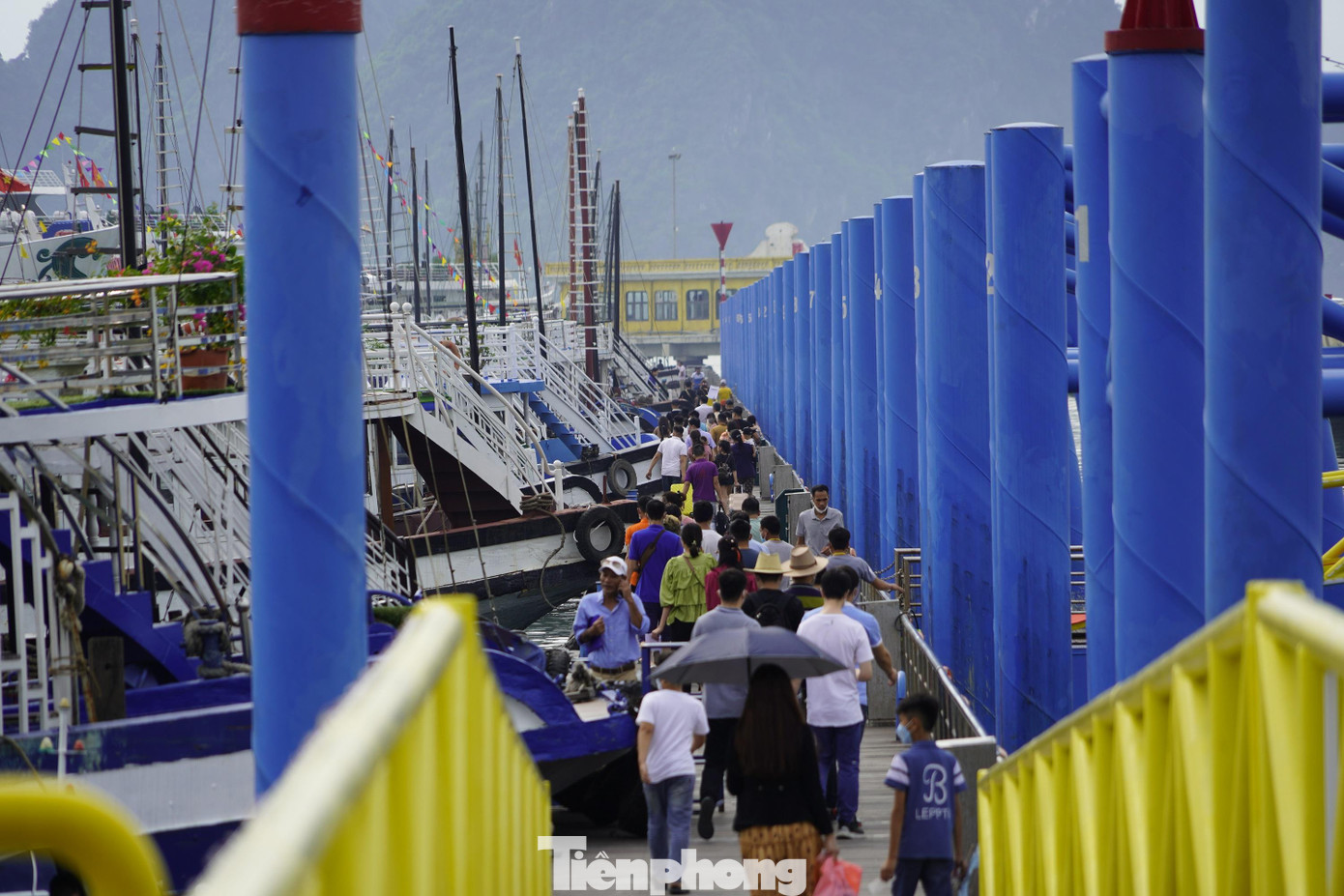 Vì lý do an toàn, Cảng vụ đường thủy nội địa Quảng Ninh đã không cấp phép cho hơn 170 tàu tham gia hoạt động đưa đón khách vì hết hạn đăng kiểm. Vì lý do an toàn, Cảng vụ đường thủy nội địa Quảng Ninh đã không cấp phép cho hơn 170 tàu tham gia hoạt động đưa đón khách vì hết hạn đăng kiểm.