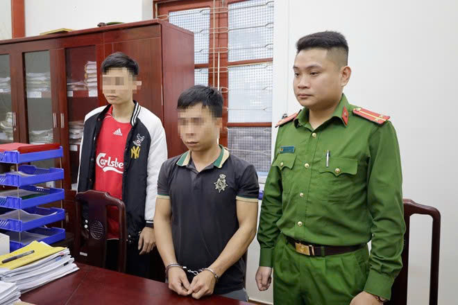 Các đối tượng bị bắt giữ khi đang lẩn trốn tại tỉnh Vĩnh Phúc.