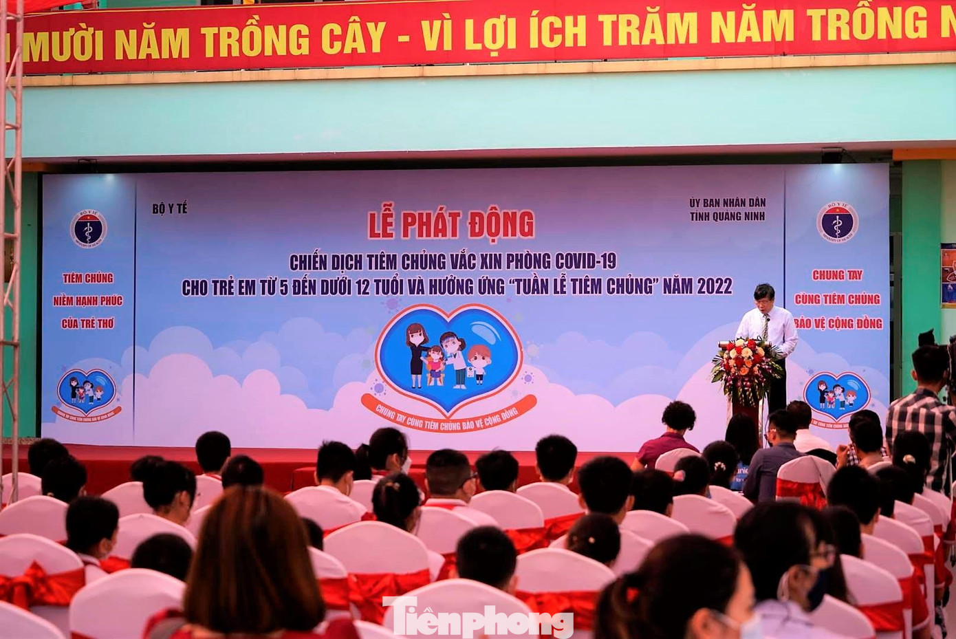 Quảng Ninh là địa phương đầu tiên triển khai chiến dịch tiêm vắc xin cho trẻ từ 5 đến dưới 12 tuổi.