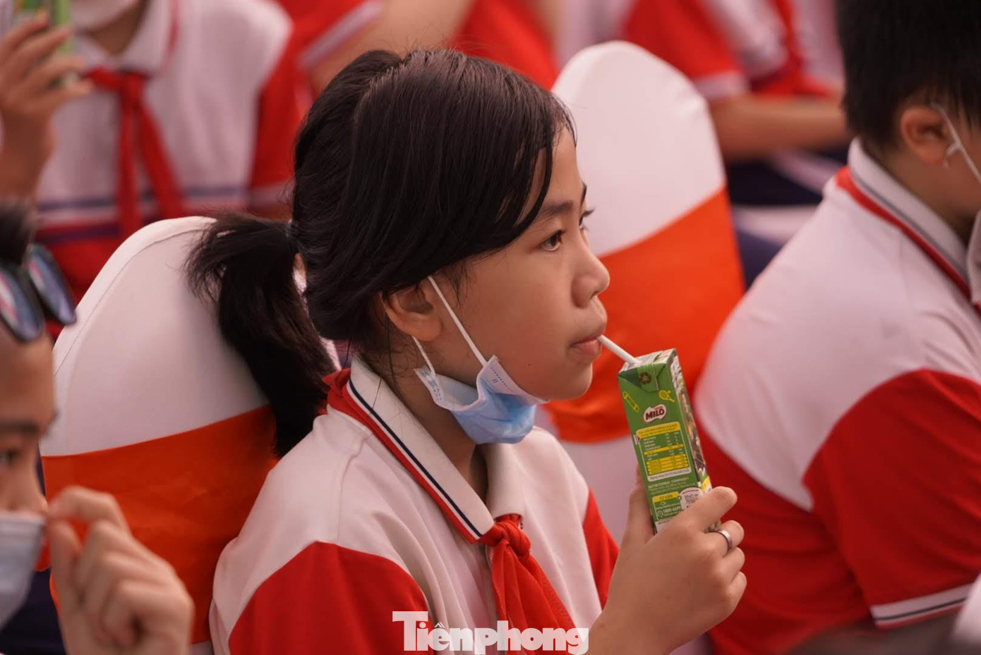 Lễ phát động lần này, Quảng Ninh tổ chức tiêm cho 160 em học sinh lớp 6 của trường THCS Trần Quốc Toản.