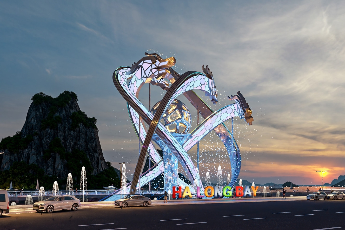 Phương án thứ tư với hình ảnh 5 con rồng được dư luận quan tâm.