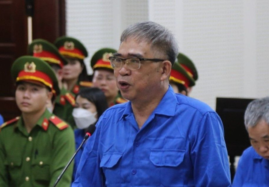 Ông Đỗ Hữu Ca tại phiên toà sơ thẩm. Ông Đỗ Hữu Ca tại phiên toà sơ thẩm.