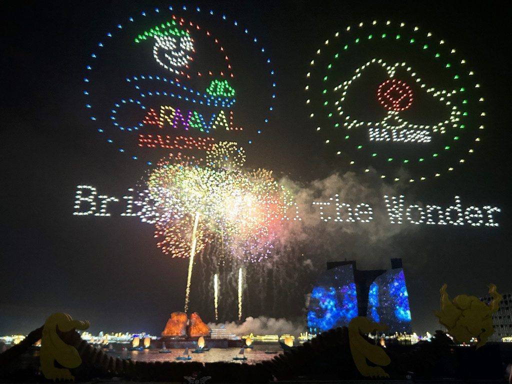 Màn biểu diễn drone mãn nhãn trên bầu trời Hạ Long năm 2024. Màn biểu diễn drone mãn nhãn trên bầu trời Hạ Long năm 2024.