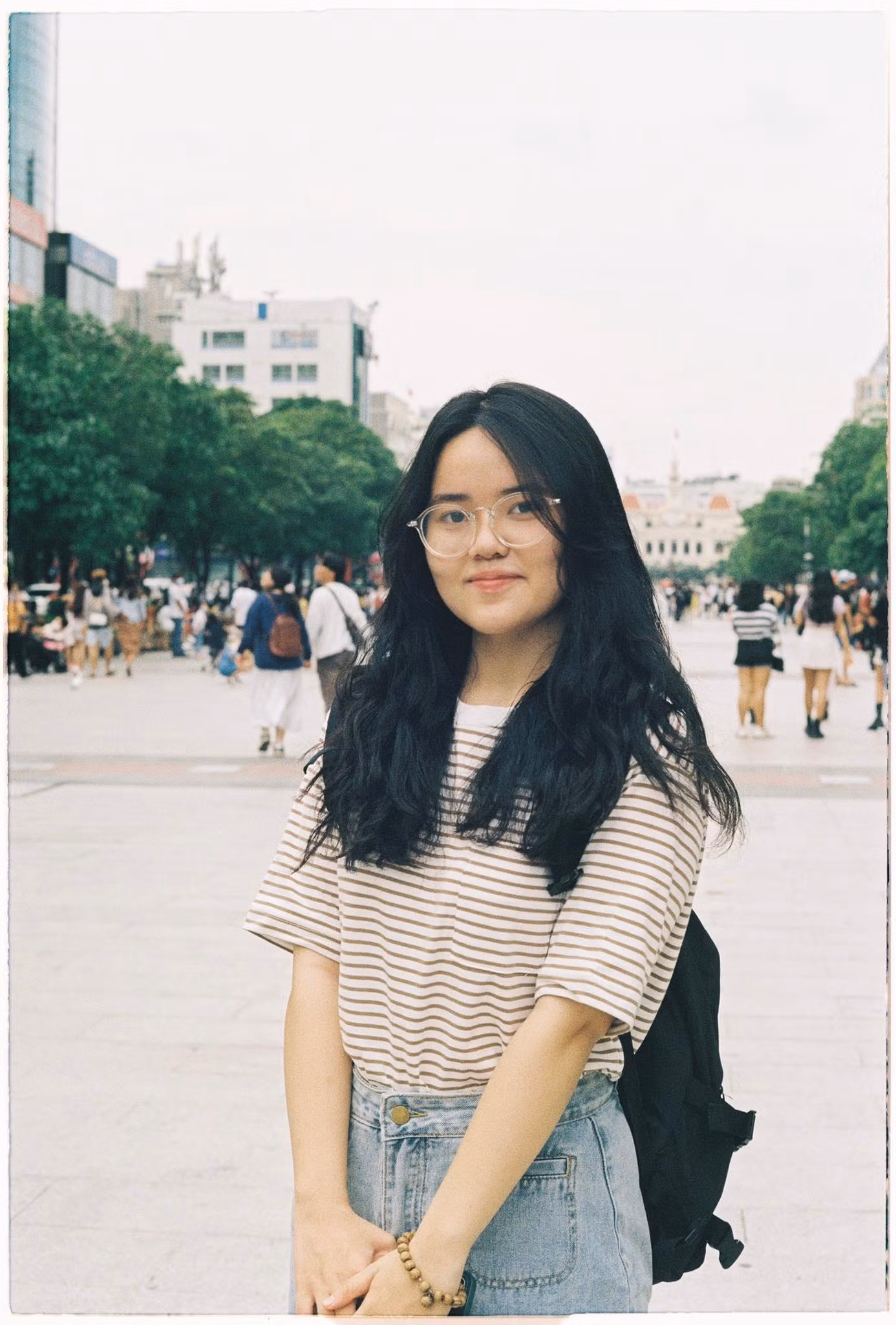 Gia Hân tái sử dụng sách cũ từ anh trai.