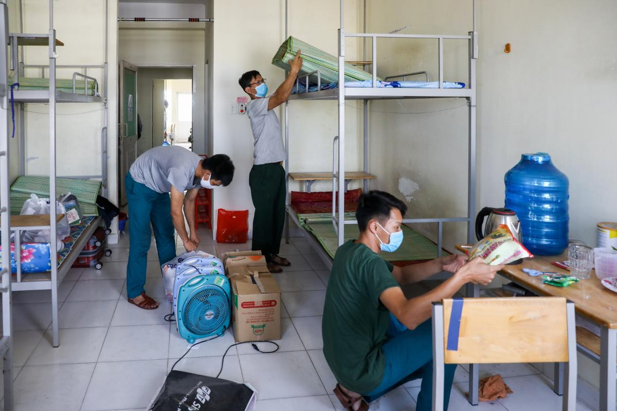 KTX ĐHQG là một trong những khu cách ly người nhiễm COVID-19 của thành phố.