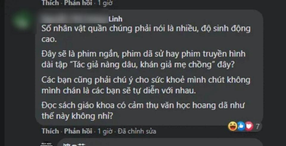 Trước đó, với lời nhận xét những người chỉ trích có "cách cảm thụ văn học hoang dã", tác giả Nguyễn Thế Hoài Linh càng thổi bùng tranh cãi. Trước đó, với lời nhận xét những người chỉ trích có "cách cảm thụ văn học hoang dã", tác giả Nguyễn Thế Hoài Linh càng thổi bùng tranh cãi.