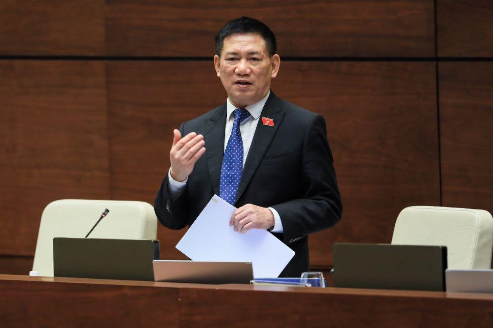 Bộ trưởng Bộ Tài chính Hồ Đức Phớc (ảnh Nhật Minh)