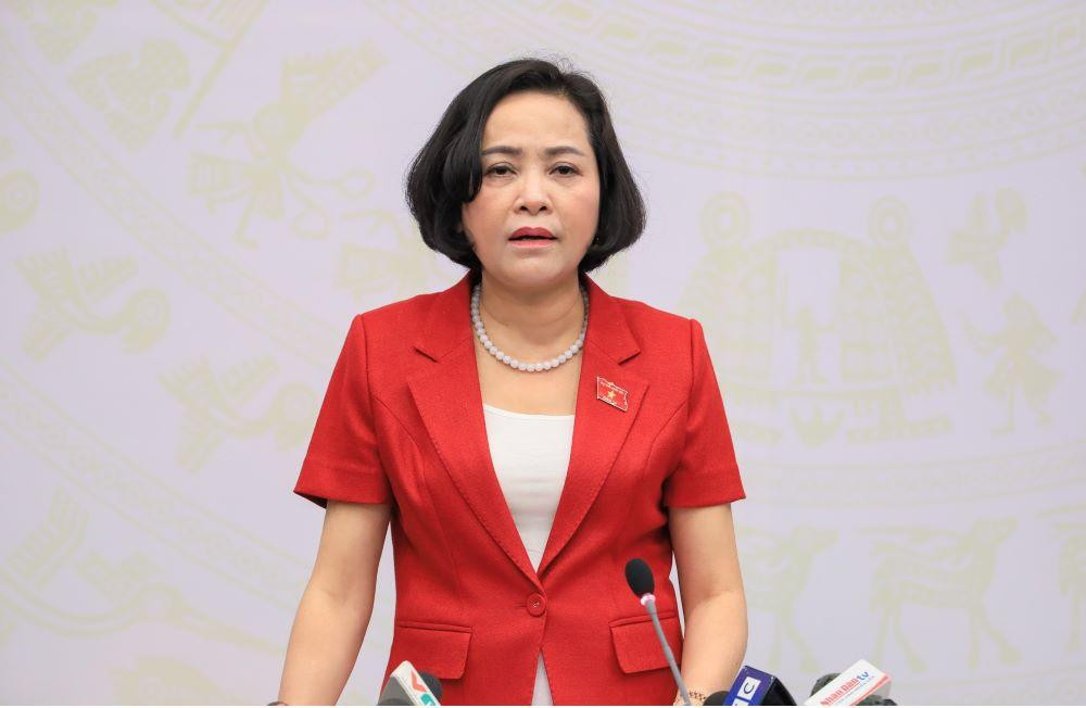 Trưởng ban Công tác đại biểu Nguyễn Thị Thanh. Ảnh Nhật Minh Trưởng ban Công tác đại biểu Nguyễn Thị Thanh. Ảnh Nhật Minh