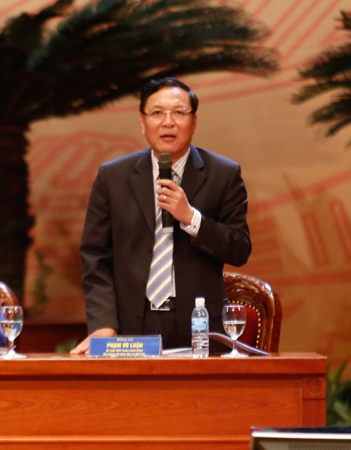 Bộ trưởng Bộ GD&ĐT Phạm Vũ Luận. Ảnh: Hồng Vĩnh. Bộ trưởng Bộ GD&ĐT Phạm Vũ Luận. Ảnh: Hồng Vĩnh