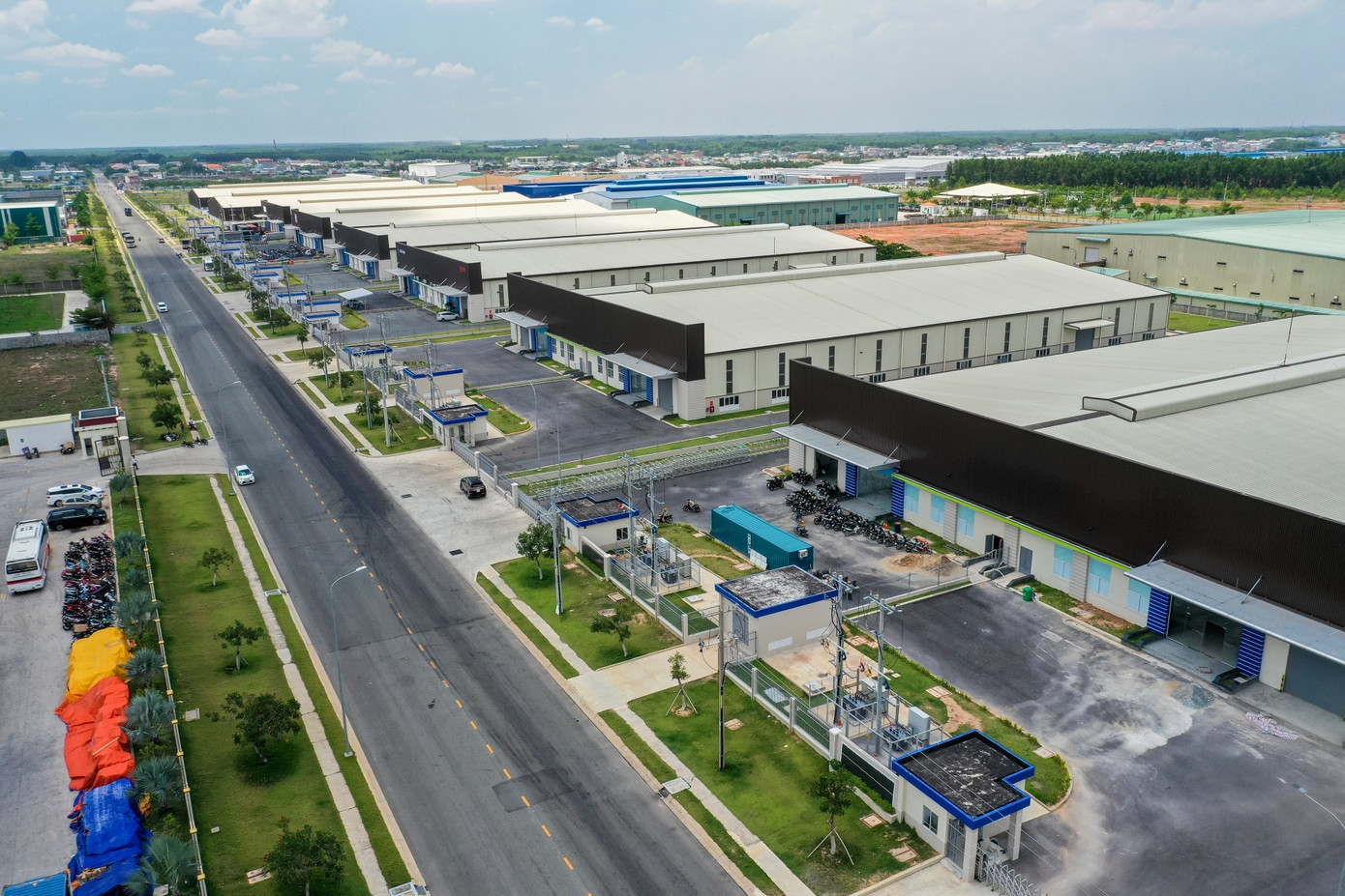 Khu đất mới của Foxconn nằm trong khu công nghiệp Quang Châu. Ảnh minh họa: Quỳnh Danh. Khu đất mới của Foxconn nằm trong khu công nghiệp Quang Châu. Ảnh minh họa: Quỳnh Danh.