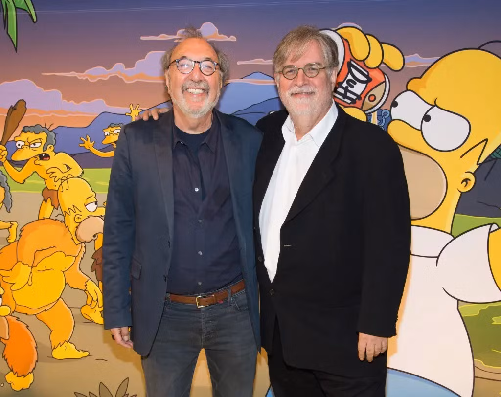 5. James L. Brooks và Matt Groening (105 triệu USD): Bộ đôi tạo ra bộ phim hoạt hình hài ăn khách The Simpsons kiếm được hơn 100 triệu USD vào năm 2022. Kể từ khi ra mắt 1989, phim có tổng cộng hơn 700 tập. Năm 2019, bộ phim chuyển từ FX sang Disney +, mang lại cho cặp đôi này 105 triệu USD. Theo Forbes, số tiền này chưa được báo cáo trước đó. Ảnh: FilmMagic.