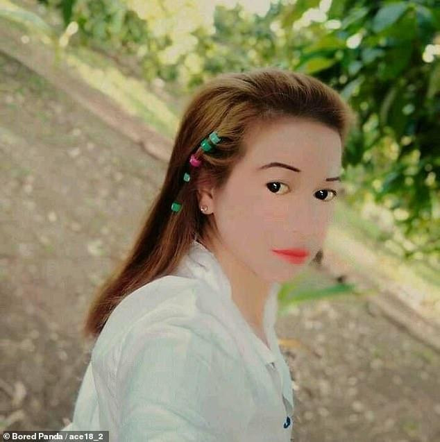 "Hot girl" Tây Ban Nha muốn có làn da láng mịn đến mức mất luôn cả mũi.