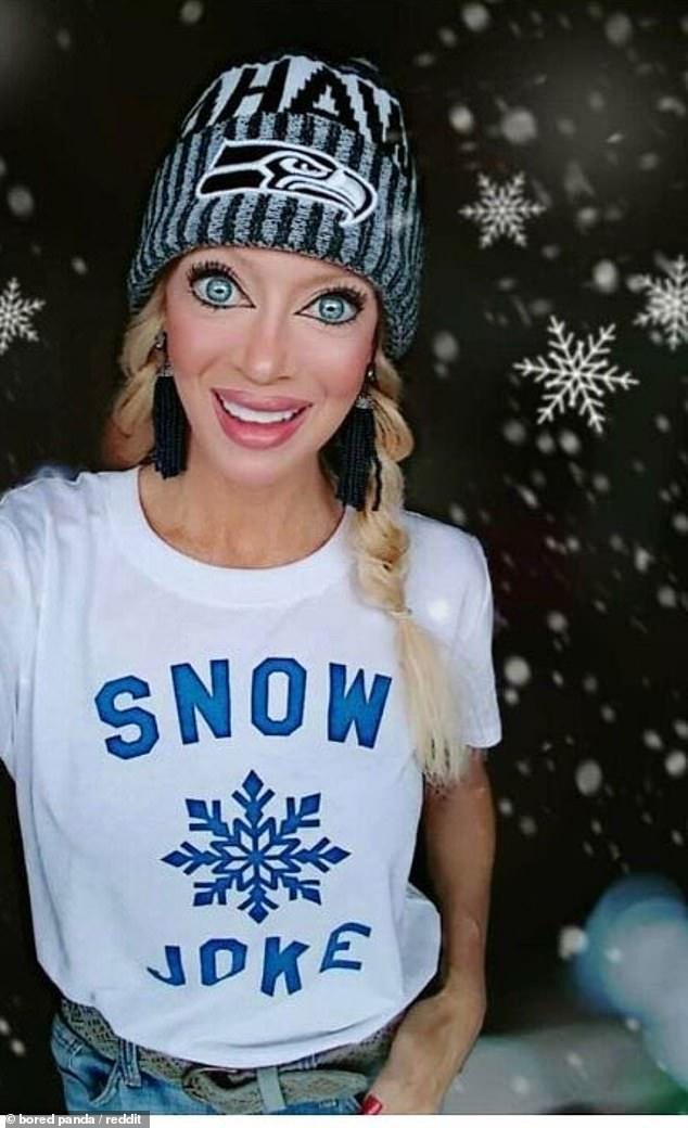 Cô gái Mỹ này tự biến gương mặt mình thành "thảm họa", sốc nhất là đôi mắt như người ngoài hành tinh.