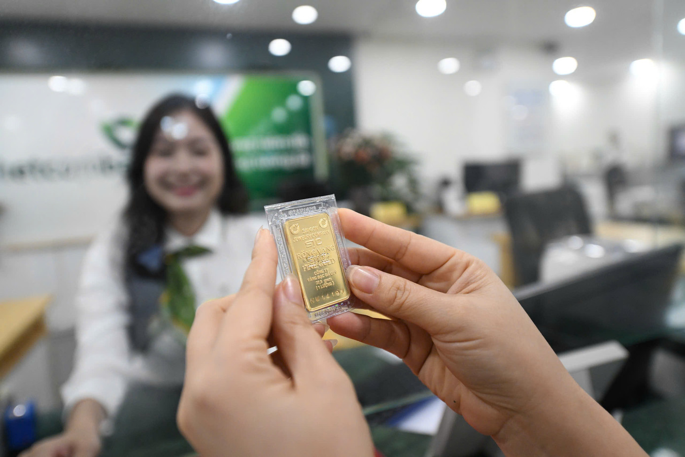 Giá vàng miếng SJC quay đầu giảm quanh mốc 86 triệu đồng/lượng (ảnh: Như Ý).