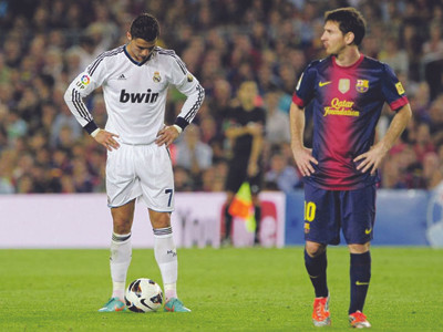 Cả Ronaldo lẫn Messi đều là những ngôi sao sáng nhất trong trận El Clasico rạng sáng qua. Ảnh: Getty Images