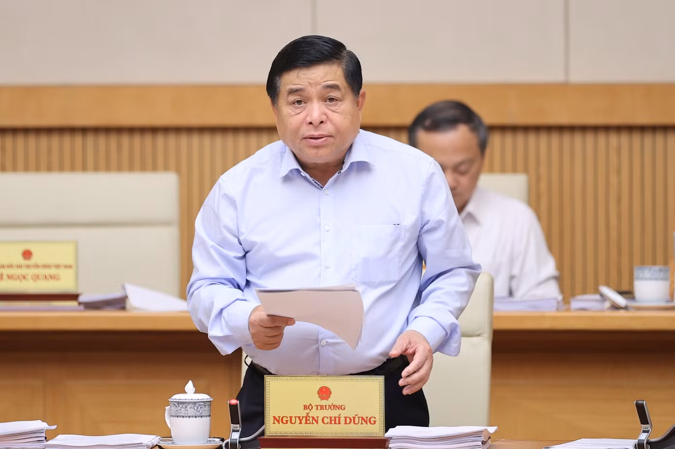 Bộ trưởng Bộ KH&ĐT Nguyễn Chí Dũng. Bộ trưởng Bộ KH&ĐT Nguyễn Chí Dũng.
