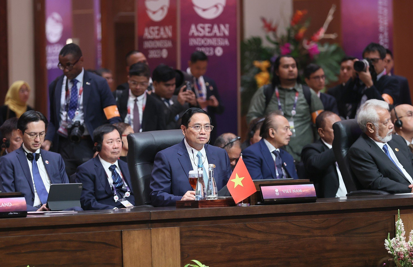 Thủ tướng Phạm Minh Chính tại hội nghị. Thủ tướng Phạm Minh Chính tại hội nghị.