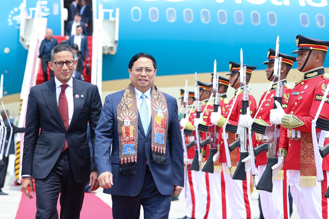 Thủ tướng đến sân bay quốc tế Soekarno-Hatta, Jakarta Thủ tướng đến sân bay quốc tế Soekarno-Hatta, Jakarta