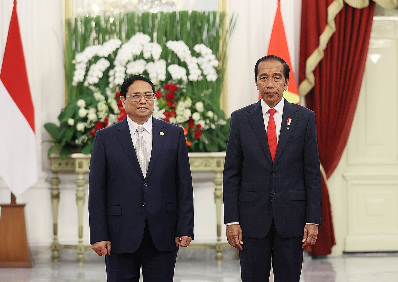 Thủ tướng Phạm Minh Chính hội kiến với Tổng thống Indonesia Joko Widodo