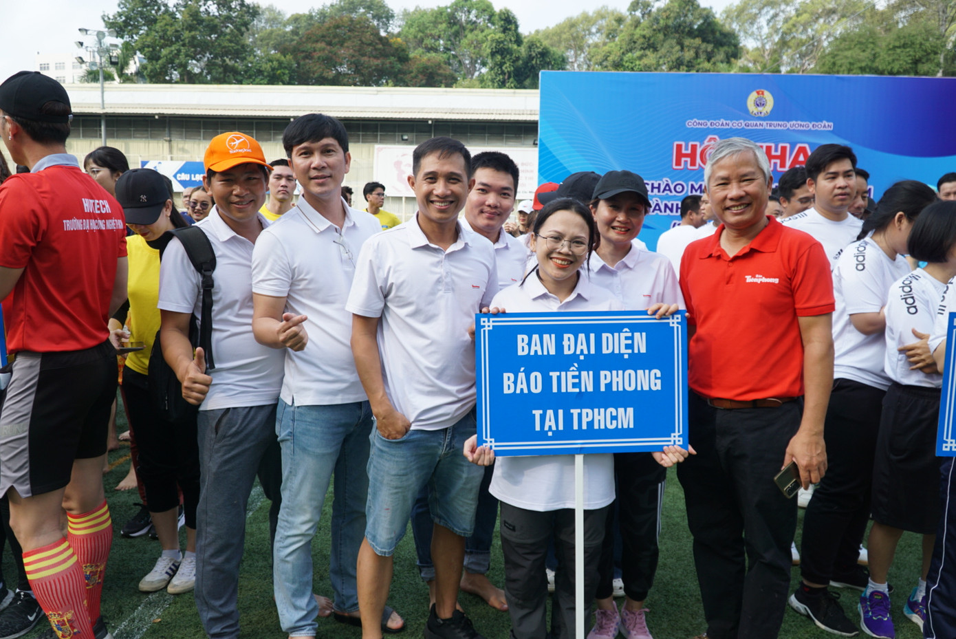 Cán bộ, đoàn viên,công đoàn viên Báo Tiền Phong hào hứng tham gia hội thao