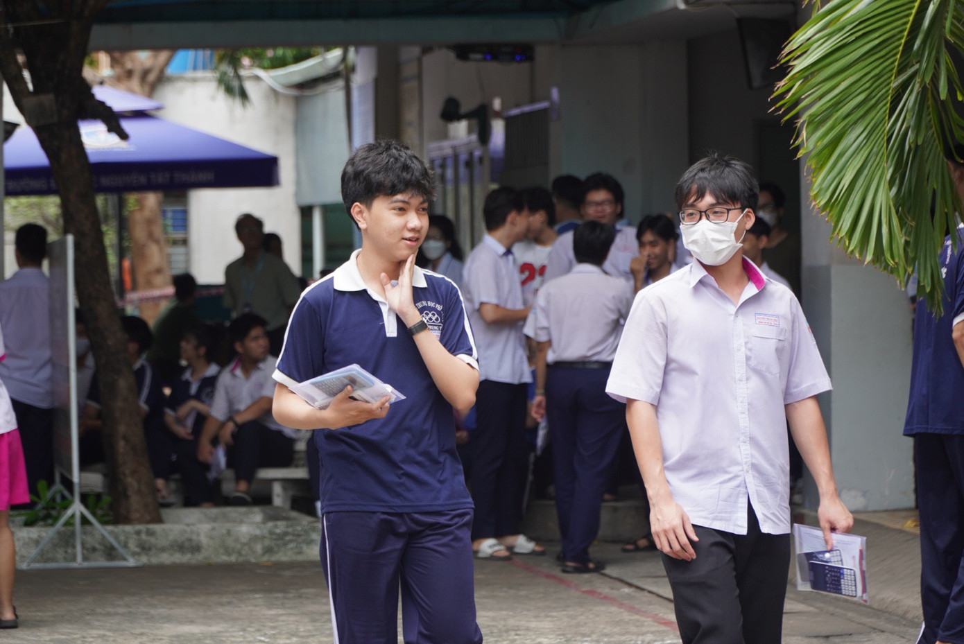 Thí sinh tại TPHCM tham dự kỳ thi tốt nghiệp THPT năm 2024