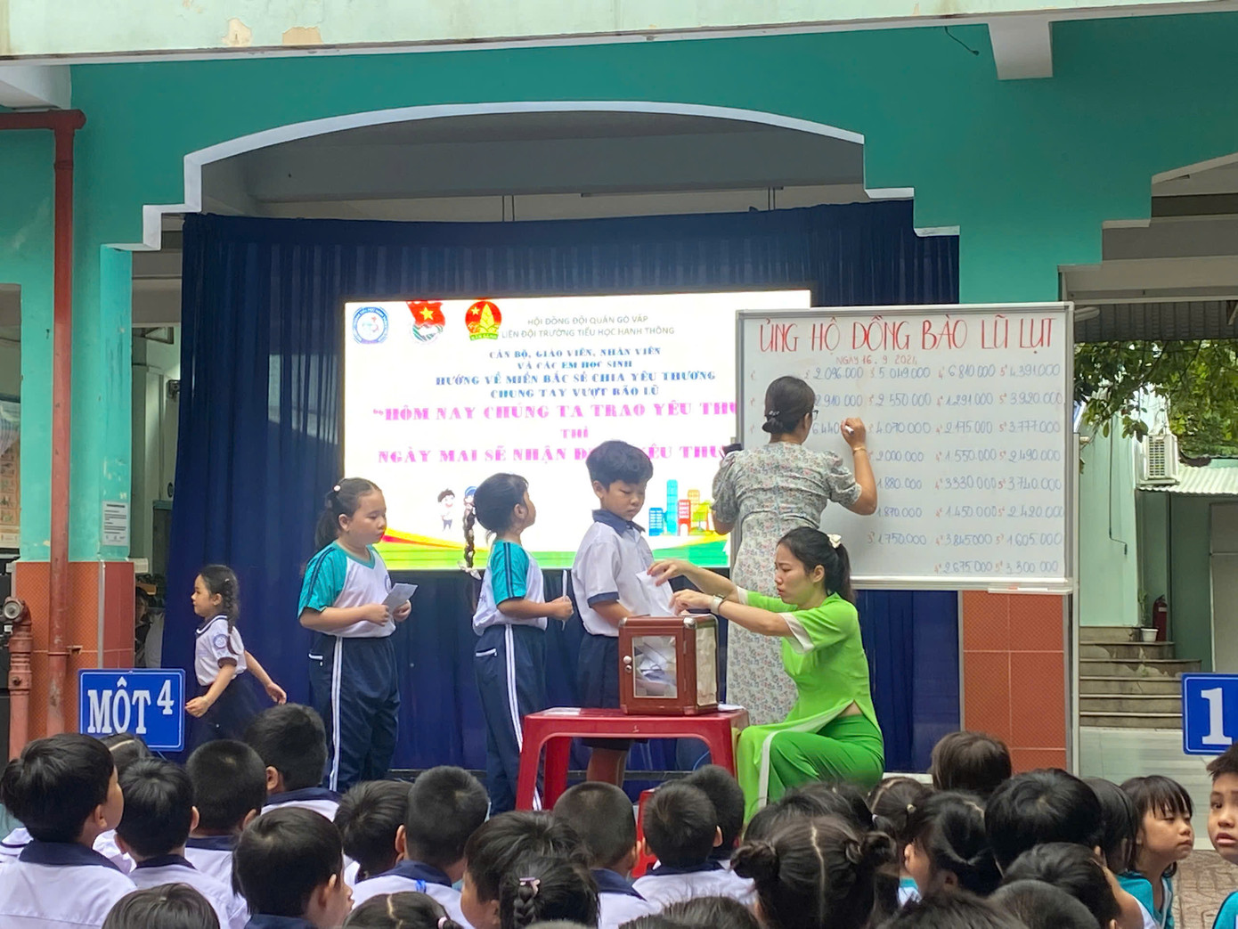 Buổi quyên góp ủng hộ của Trường Tiểu học Hanh Thông Buổi quyên góp ủng hộ của Trường Tiểu học Hanh Thông