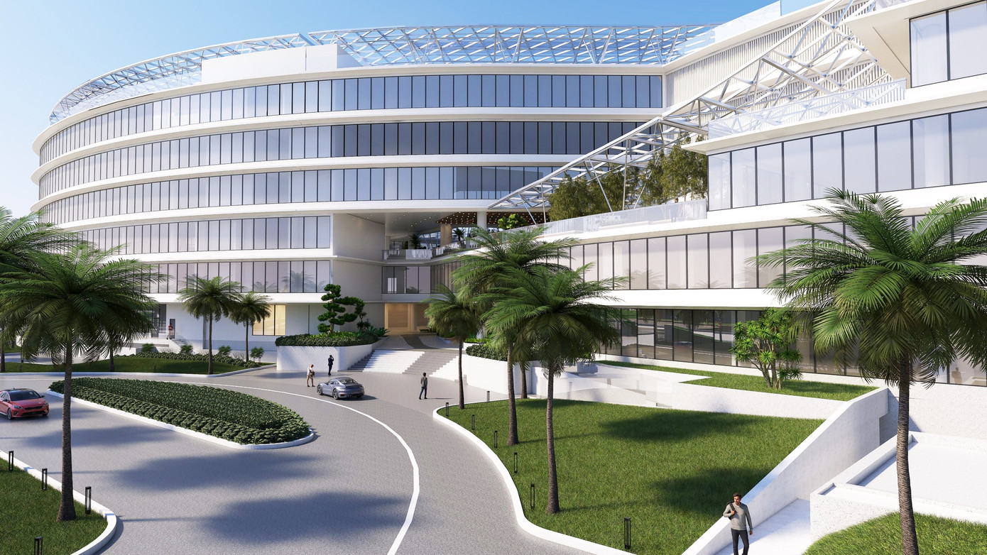 Tại đây còn có các khu dịch vụ hỗ trợ dùng chung như: hội trường, phòng làm việc, phòng họp cùng các tiện ích khác, đáp ứng nhu cầu sinh hoạt và làm việc cho các nhà khoa học.