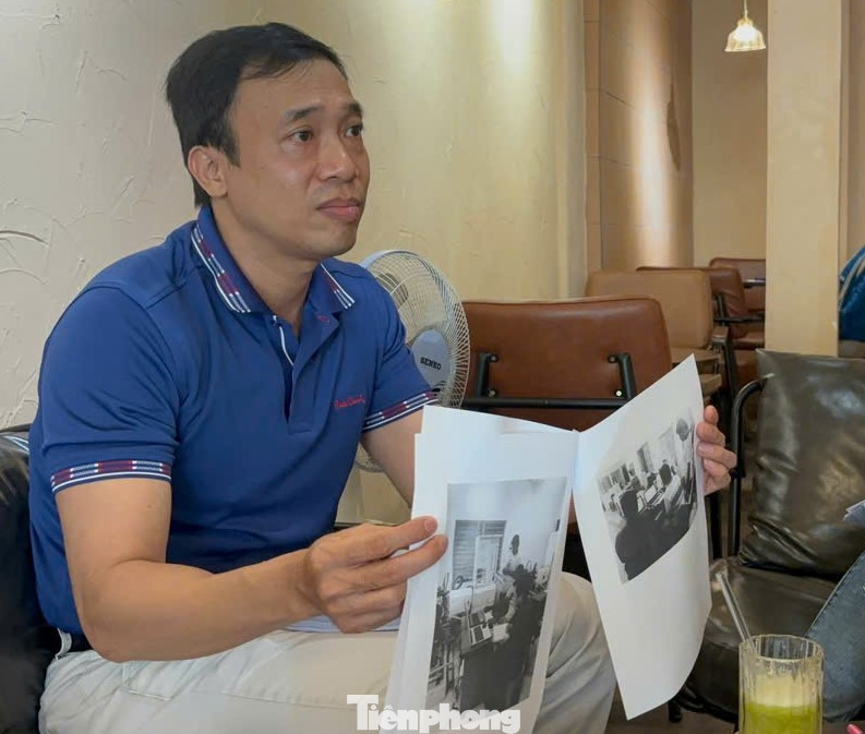 Ông Tuấn giới thiệu các thành viên nhóm tác giả đang thực nghiệm nghiên cứu tại Ấn Độ. Ông Tuấn giới thiệu các thành viên nhóm tác giả đang thực nghiệm nghiên cứu tại Ấn Độ.