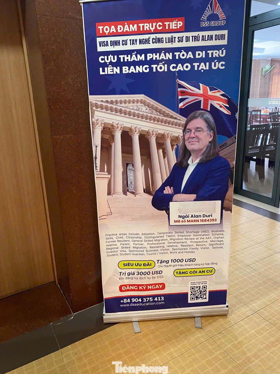 Thông tin DSS Group quảng bá về buổi tọa đàm có yếu tố nước ngoài ngày 26/11 tại Hội trường Nhà khách người có công (thuộc Bộ LĐTB&amp;XH) tại quận 1, TPHCM