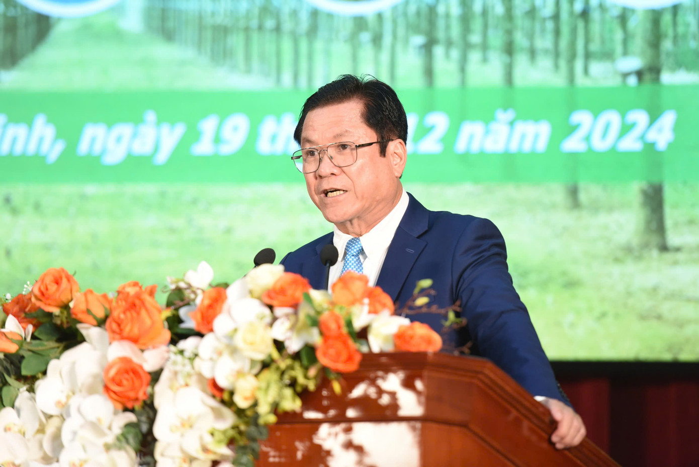 Ông Lê Thanh Hưng – TGĐ VRG phát biểu tại Hội nghị