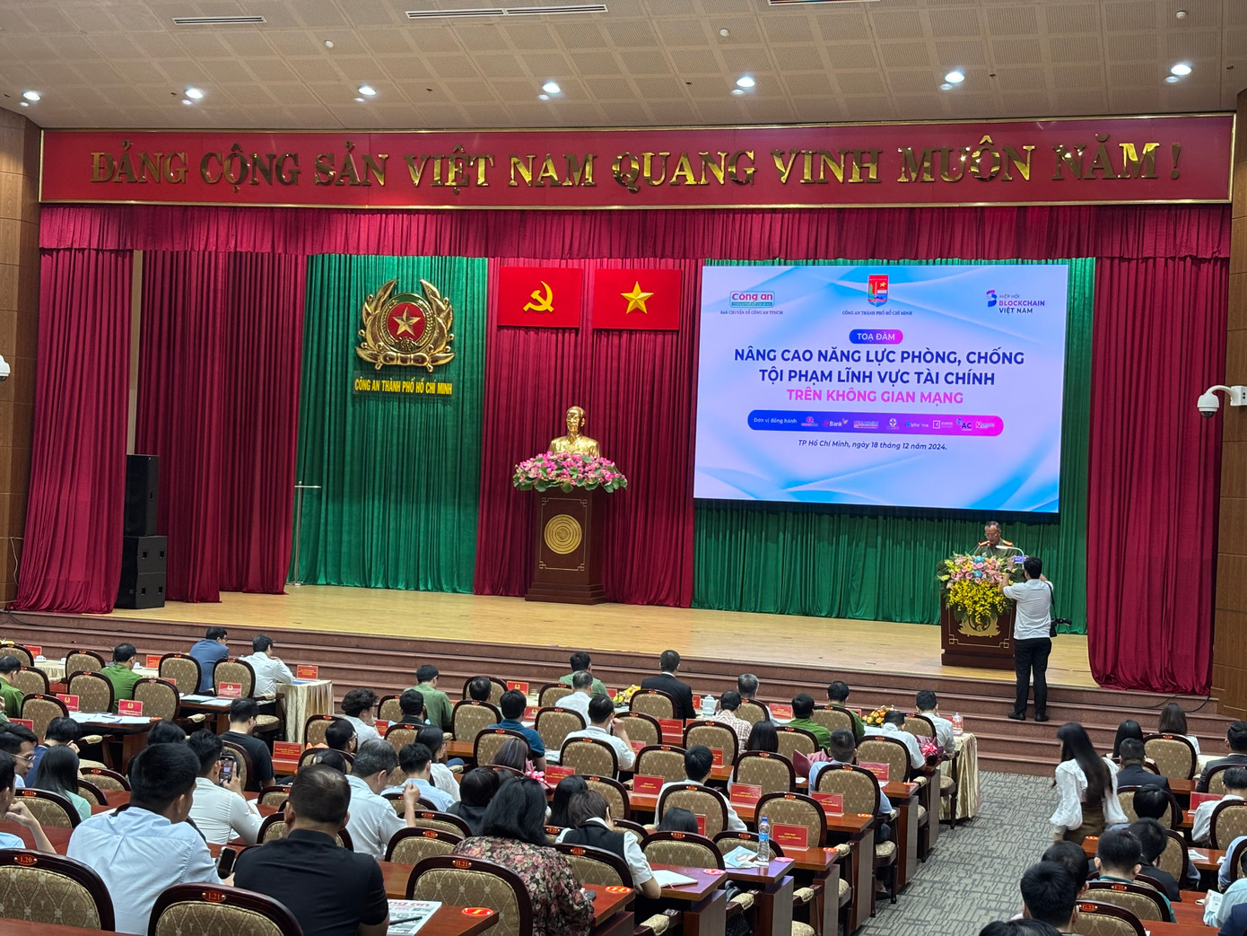 Toàn cảnh tọa đàm tại Công an TPHCM