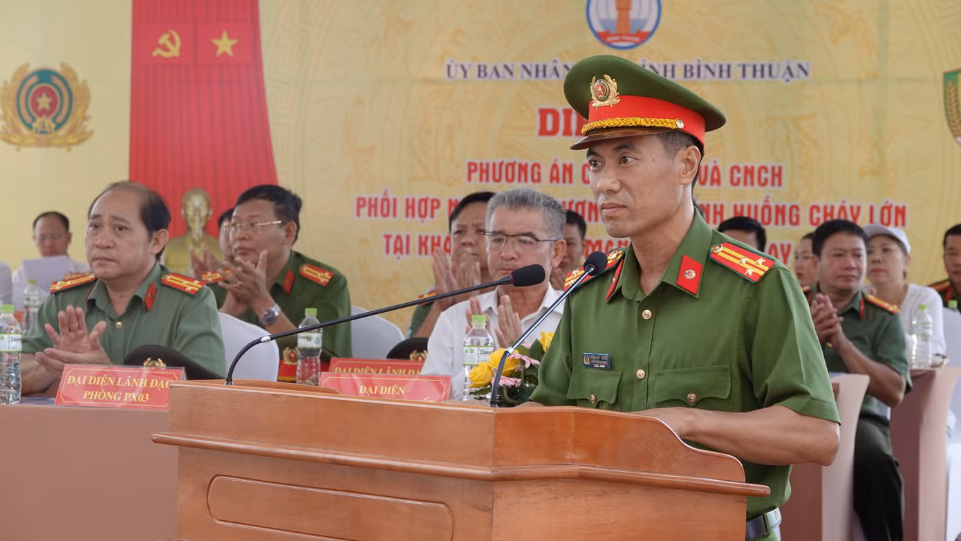 Việc tổ chức thực tập phương án chữa cháy và cứu nạn, cứu hộ tại thực địa diễn ra vào ngày 3/10.