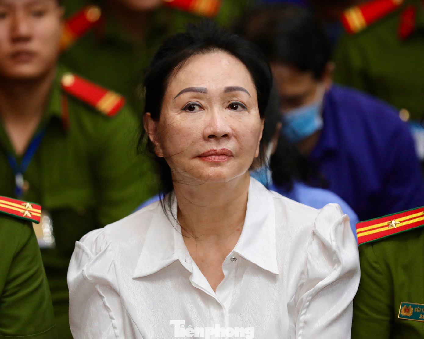 Bị cáo Trương Mỹ Lan trong phiên xét xử sáng nay. Bị cáo Trương Mỹ Lan trong phiên xét xử sáng nay.