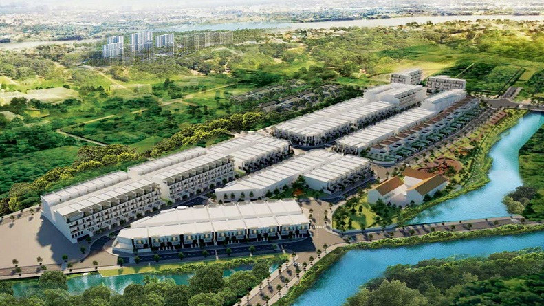 Phối cảnh dự án The Meadow tại Bình Chánh đang được rao bán.