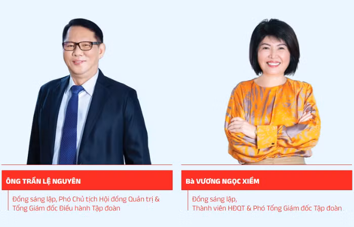 Ông Trần Lệ Nguyên bán ra cổ phiếu, còn bà Vương Ngọc Xiềm mua vào.