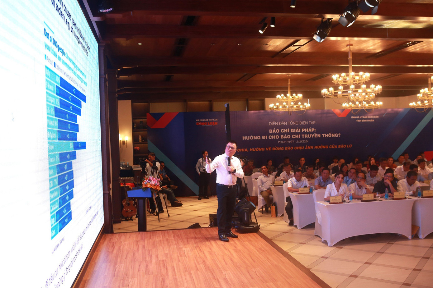 Ông Lê Quốc Minh phát biểu tại diễn đàn Ông Lê Quốc Minh phát biểu tại diễn đàn