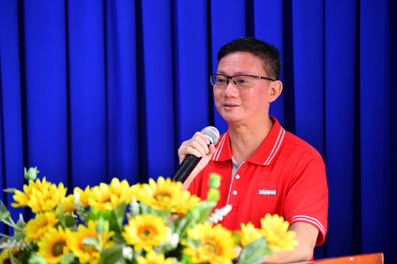 Ông Joseph Low - Chủ tịch khối Bất động sản Keppel Việt Nam phát biểu tại chương trình.