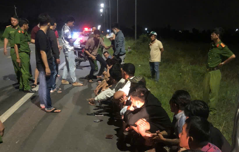 Các đối tượng lúc bị bắt. Các đối tượng lúc bị bắt.